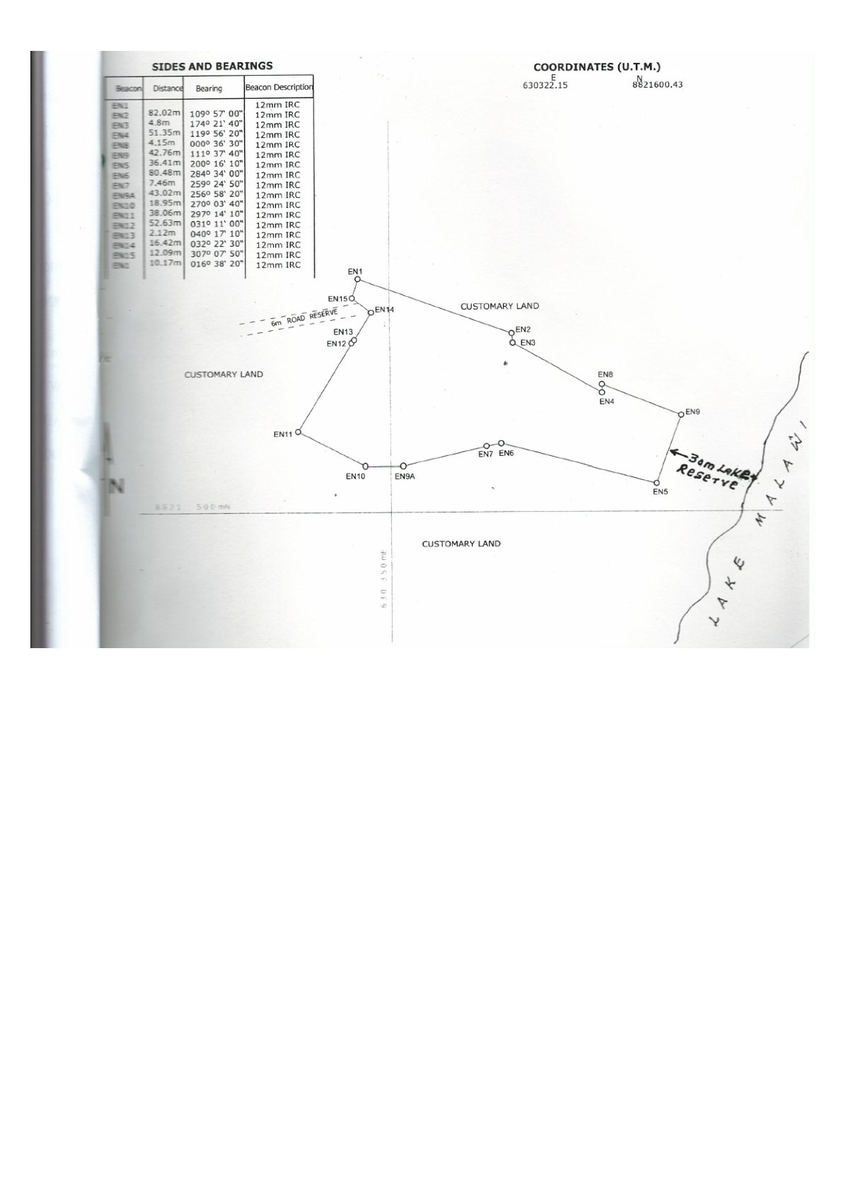 P.E.R.S. Resort survey map